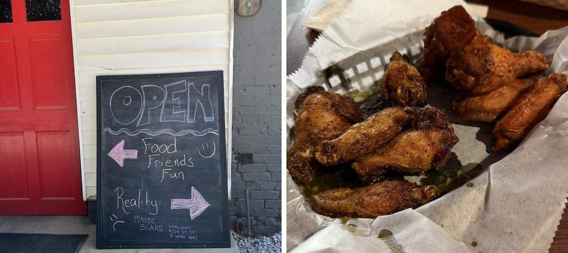 Washington Tavern Menu